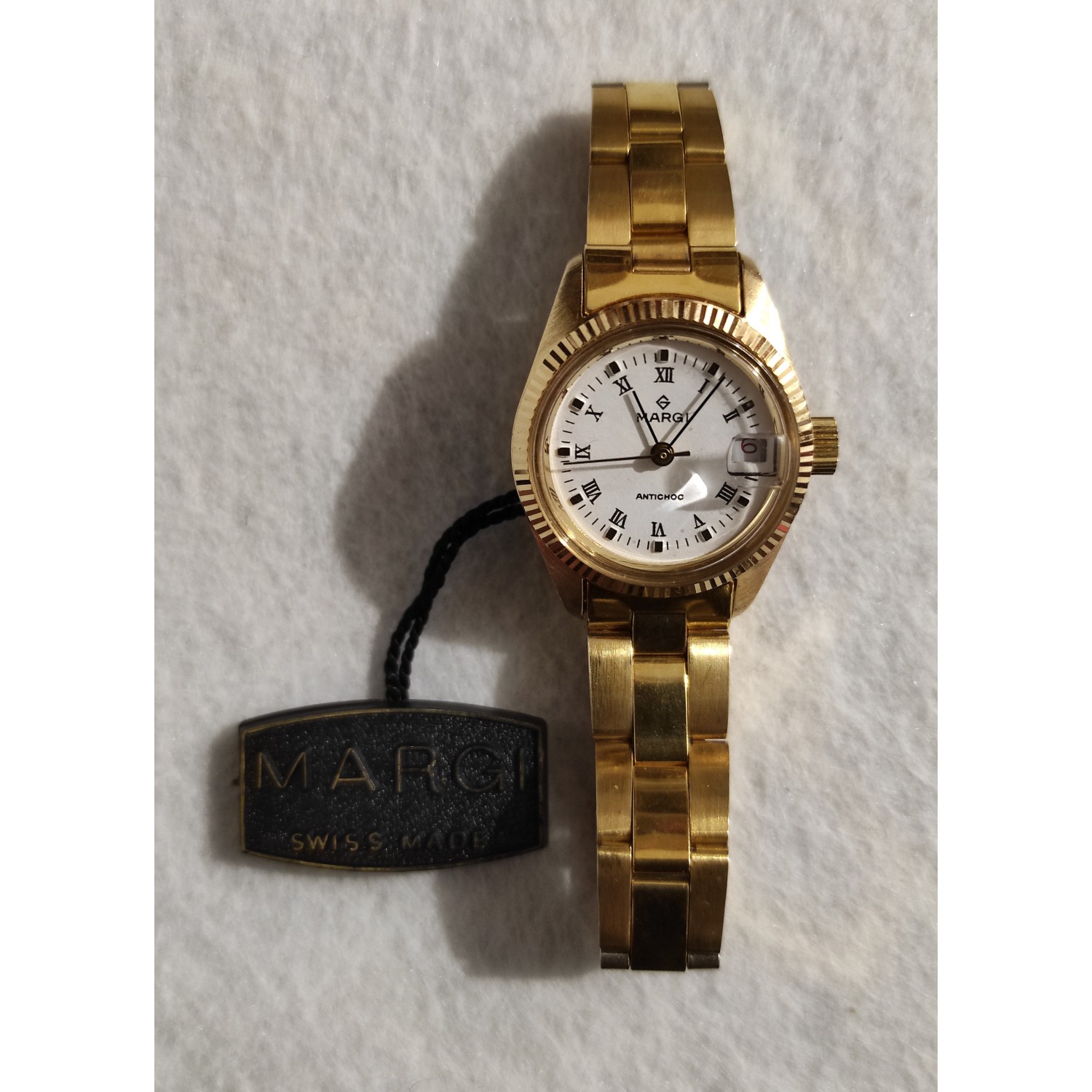 Orologio Polso Donna Margi Antichoc Manuale Vintage A